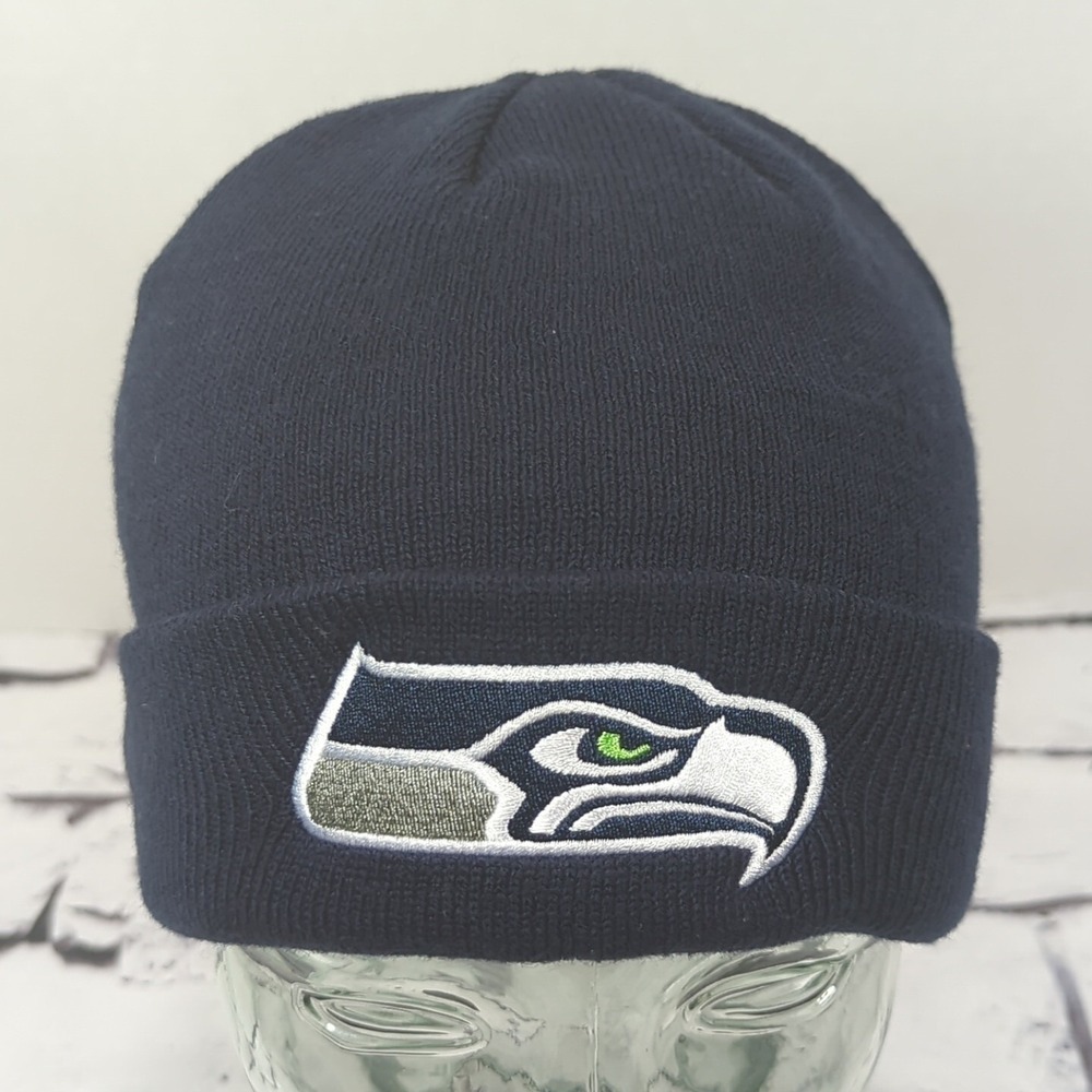 Seahawks‎ Knit Beanie Cap NFL Apparel Hat